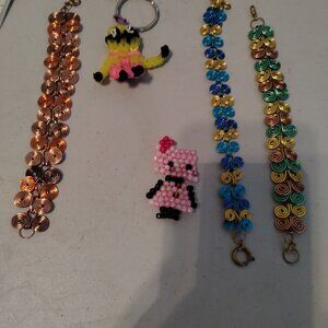 Lot bracelets charm handmade